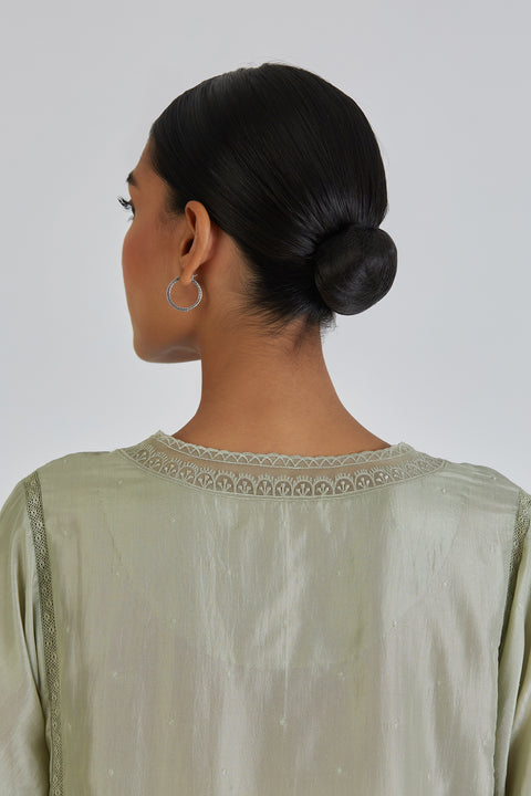 Urmi Kurta and Pant-Sea Green