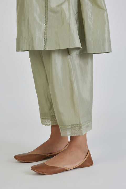 Urmi Kurta and Pant-Sea Green