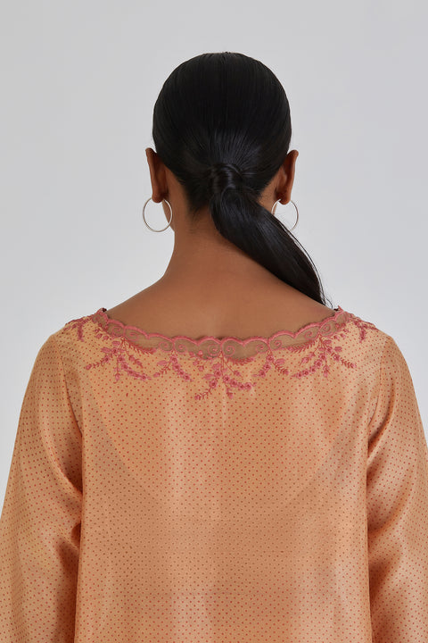Avantika Kurta and Pant-Light Orange