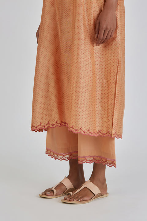 Avantika Kurta and Pant-Light Orange