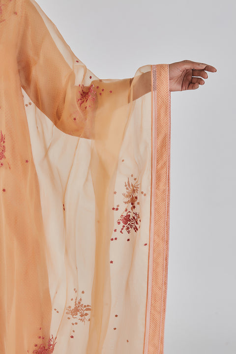 Huma Dupatta-Peach