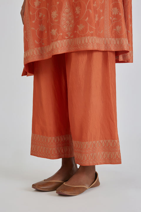 Daneen Kurta and Pant-Orange