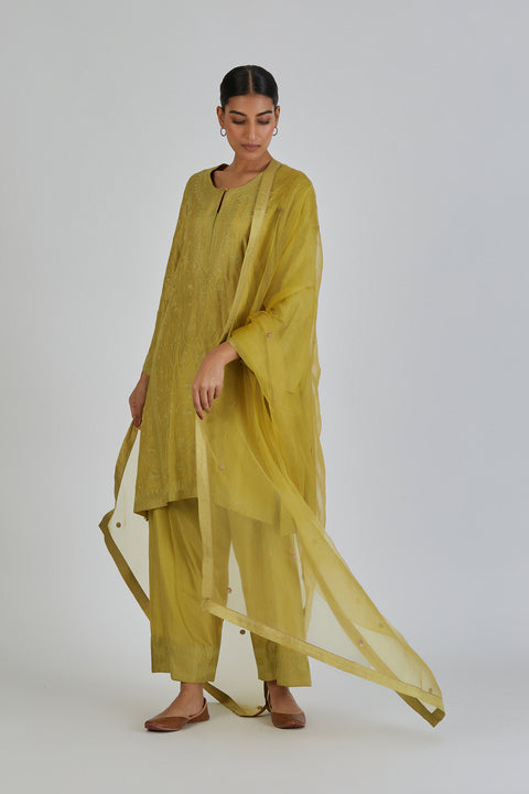 Daneen Kurta and Pant-Green