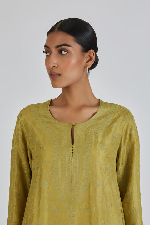 Daneen Kurta and Pant-Green