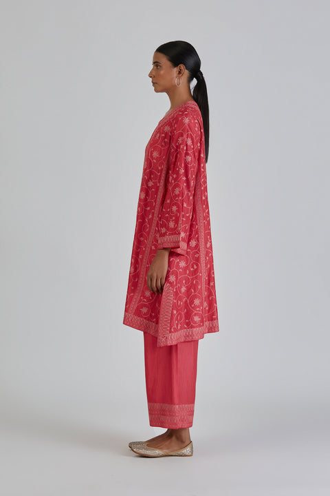 Daneen Kurta and Pant-Pink
