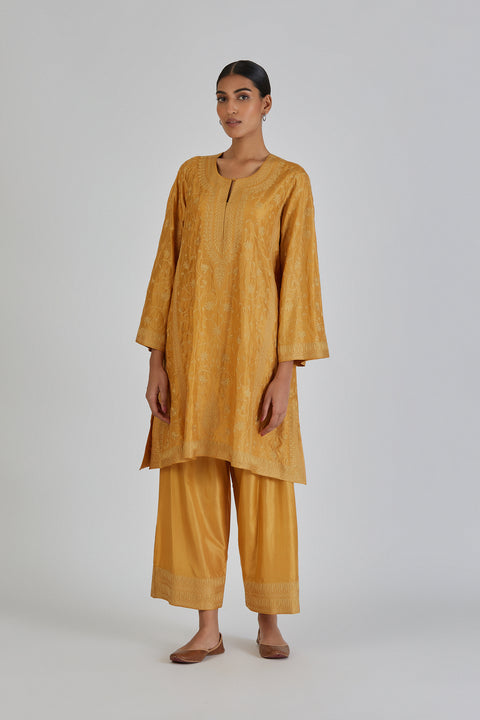 Daneen Kurta and Pant-Yellow