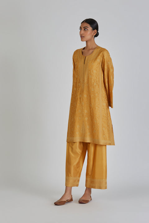 Daneen Kurta and Pant-Yellow