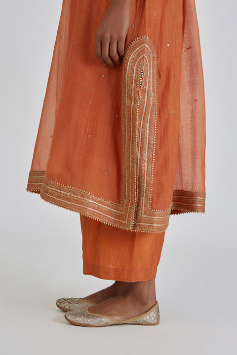 Viti Kurta and Pant-Orange