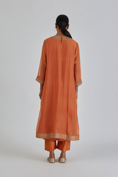 Viti Kurta and Pant-Orange