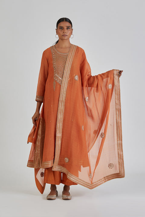 Diti Dupatta-Orange