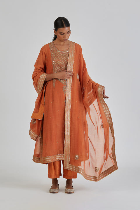 Diti Dupatta-Orange