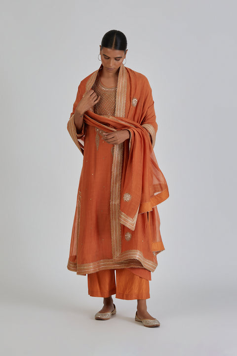 Viti Kurta and Pant-Orange