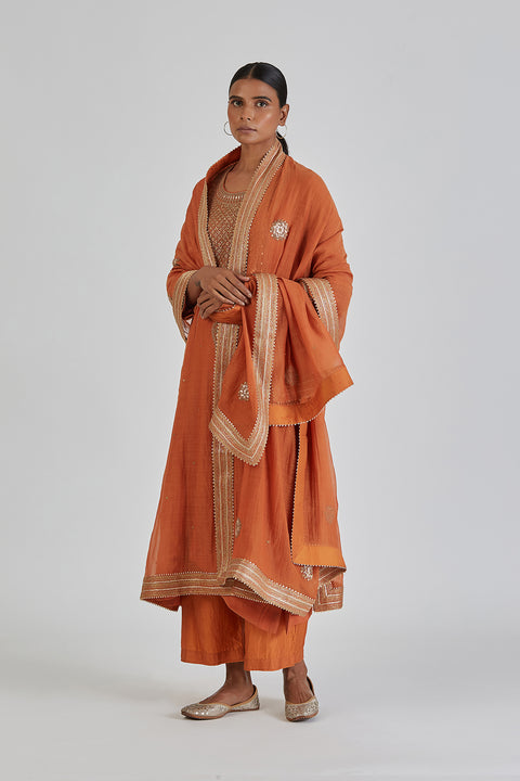 Diti Dupatta-Orange