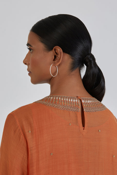 Viti Kurta and Pant-Orange