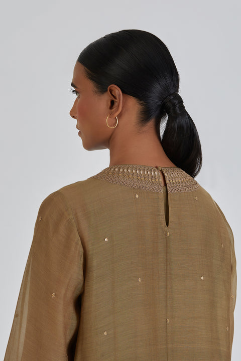 Viti Kurta and Pant-Mehendi Green