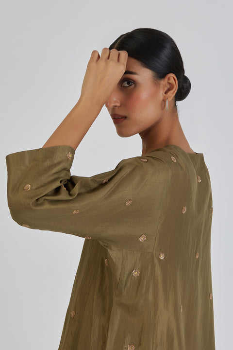 Inaya Kurta and Pant-Mehendi Green