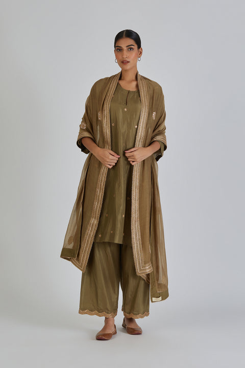 Inaya Kurta and Pant-Mehendi Green