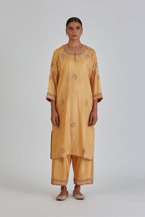 Ziya Kurta and Pant-Yellow