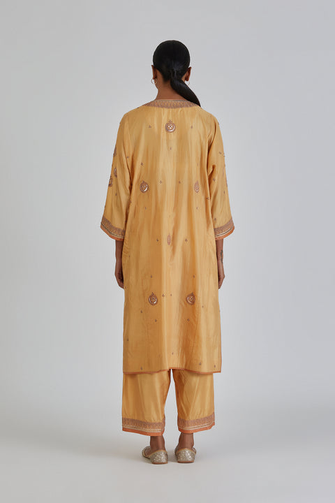 Ziya Kurta and Pant-Yellow