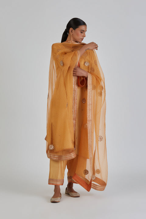Ziya Kurta and Pant-Yellow