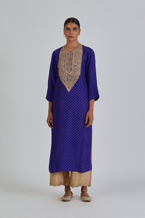Mahi Kurta and Pant-Royal Blue