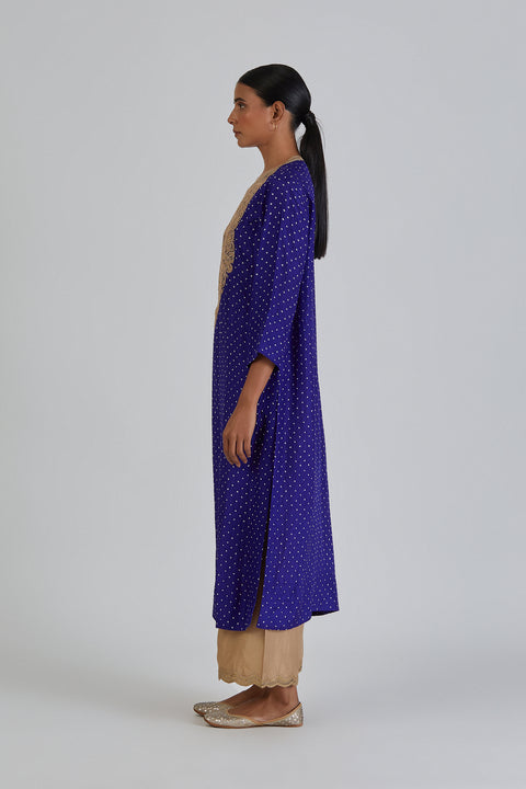 Mahi Kurta and Pant-Royal Blue