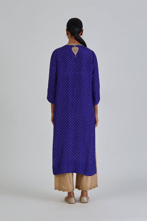 Mahi Kurta and Pant-Royal Blue