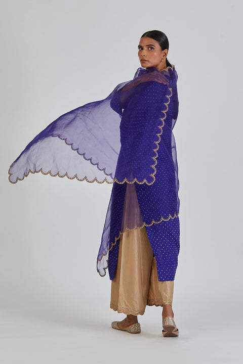 Sarah Dupatta-Blue