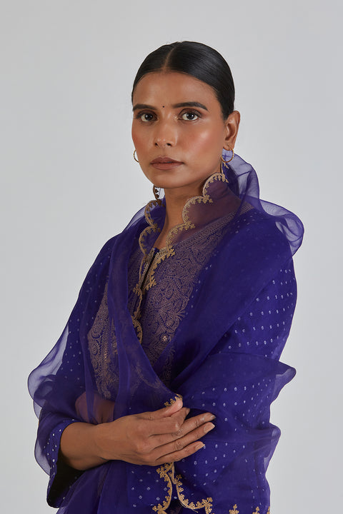 Sarah Dupatta-Blue