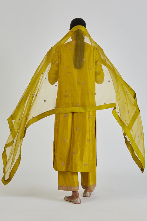 Cemal Dupatta-Yellow