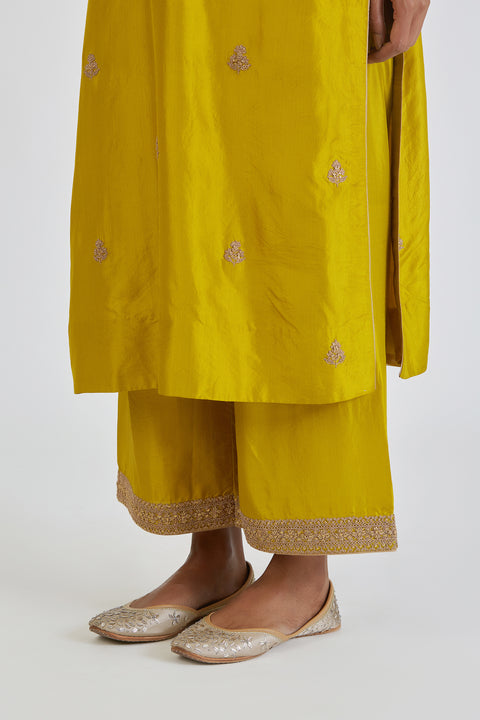 Arshia Kurta and Pant-Yellow