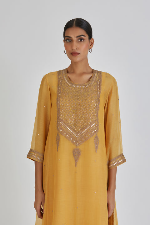 Viti Kurta and Pant-Yellow