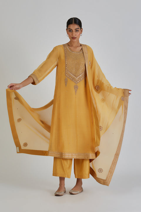 Viti Kurta and Pant-Yellow