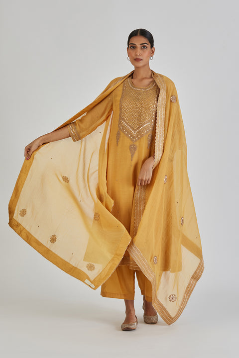 Diti Dupatta-Yellow