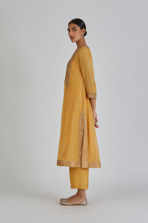 Viti Kurta and Pant-Yellow