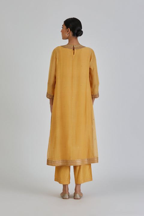 Viti Kurta and Pant-Yellow