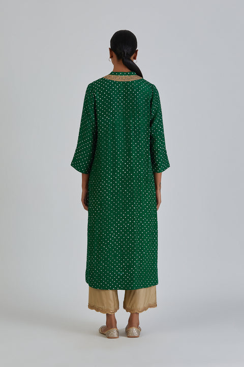 Ruhi Kurta and Pant-Green