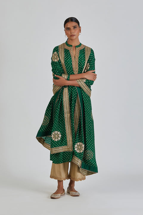 Gitika Dupatta-Green