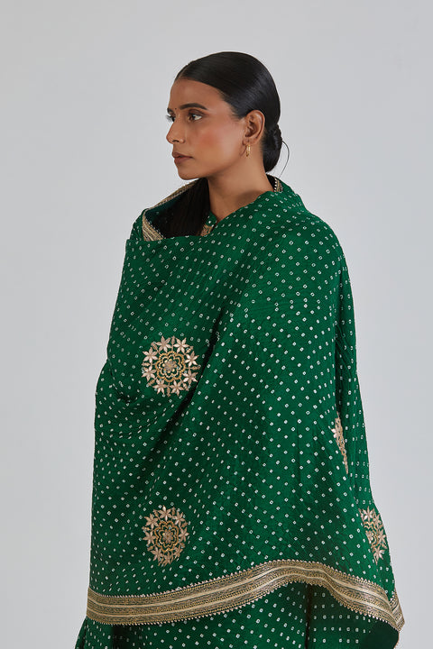 Gitika Dupatta-Green