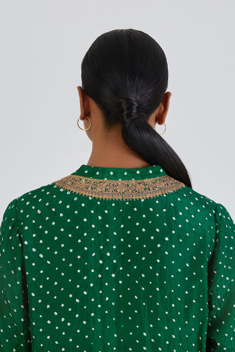 Ruhi Kurta and Pant-Green