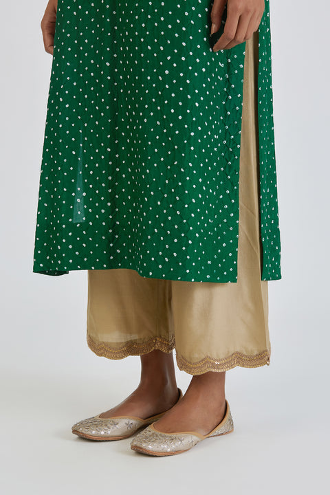 Ruhi Kurta and Pant-Green