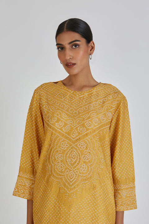 Mihika Kurta and Pant-Yellow