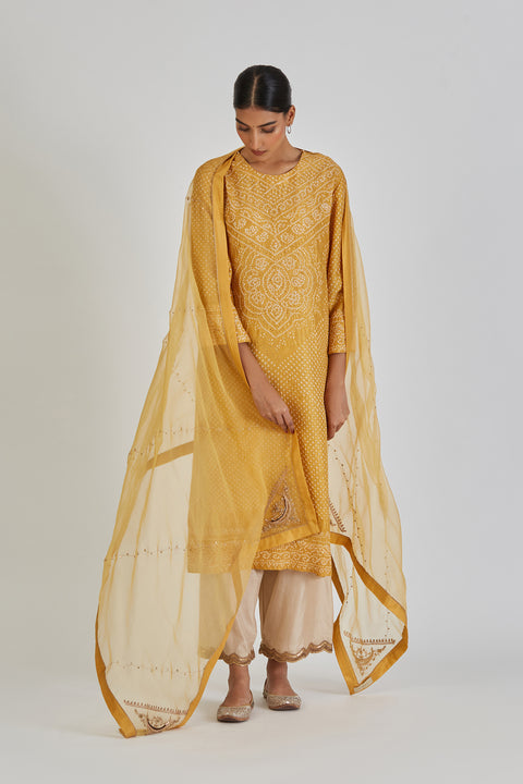 Reem Dupatta-Yellow