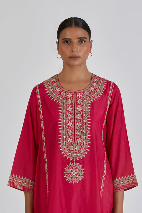 Miya Kurta and Pant-Pink