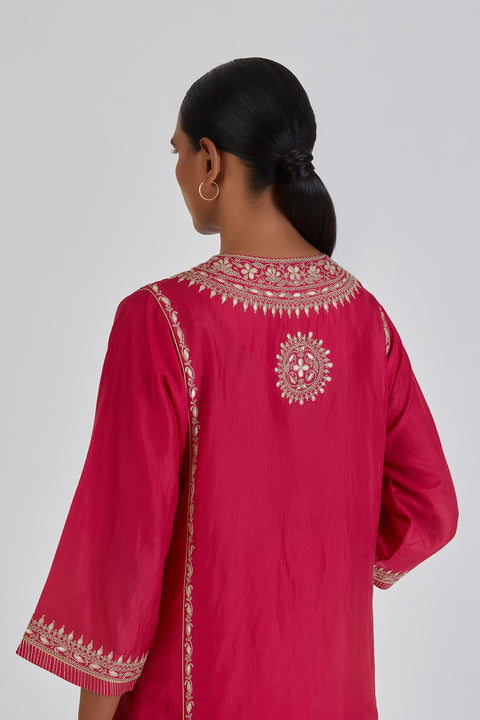 Miya Kurta and Pant-Pink