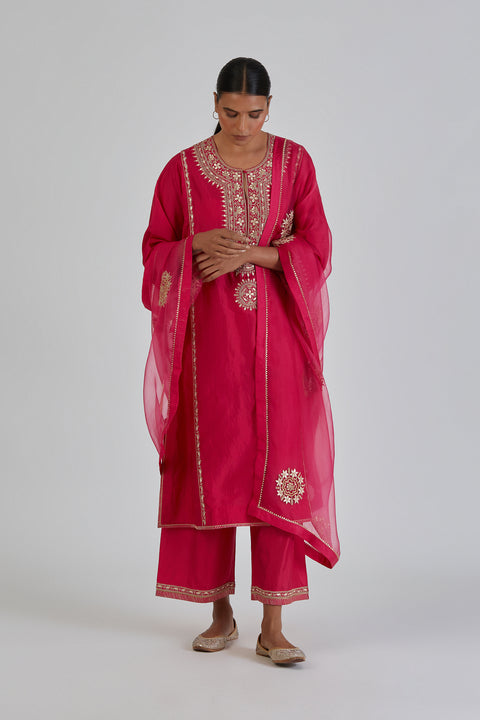 Miya Kurta and Pant-Pink