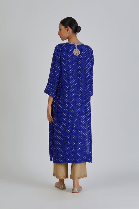 Amba Kurta and Pant-Royal Blue