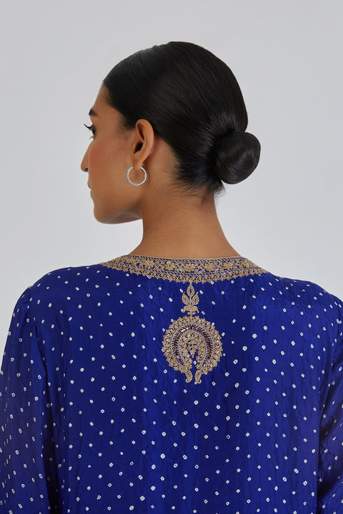 Amba Kurta and Pant-Royal Blue
