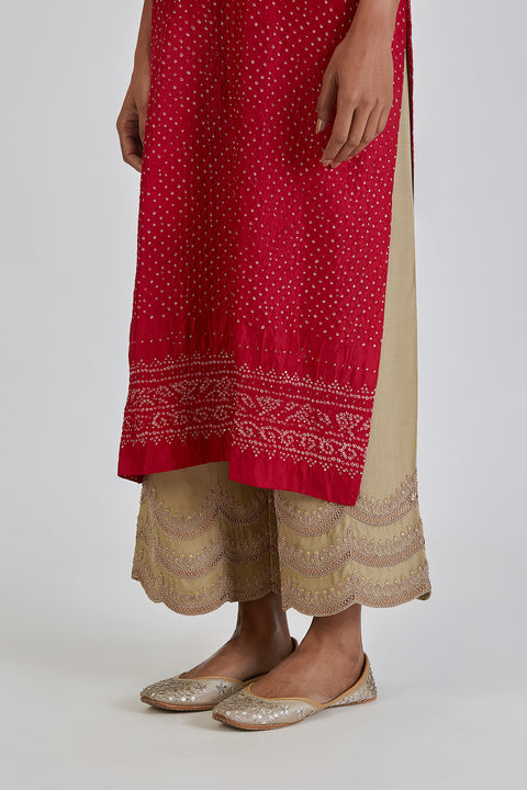 Mihika Kurta and Pant-Red