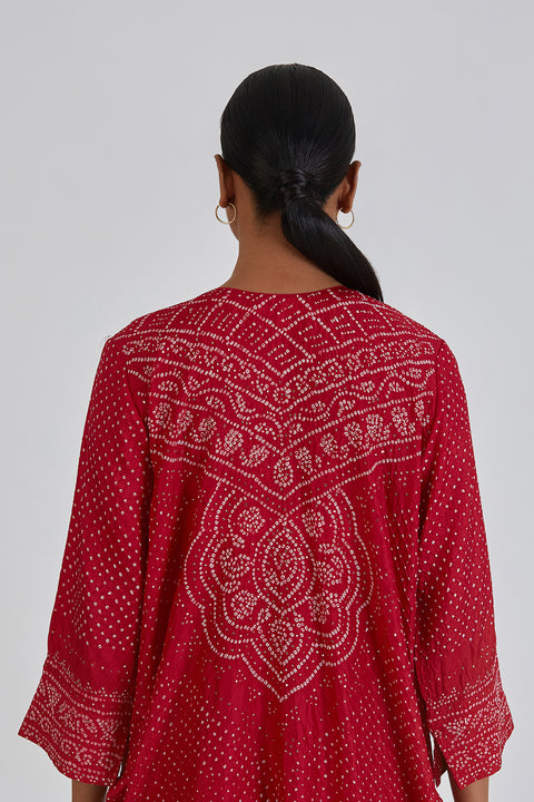 Mihika Kurta and Pant-Red